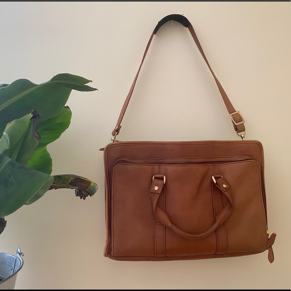 Leather satchel